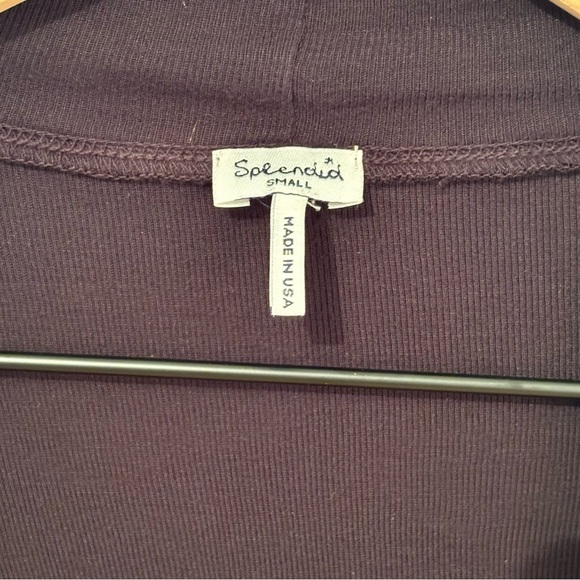 Splendid Black Cardigan Sweater with Open Front Small - Picture 5 of 5